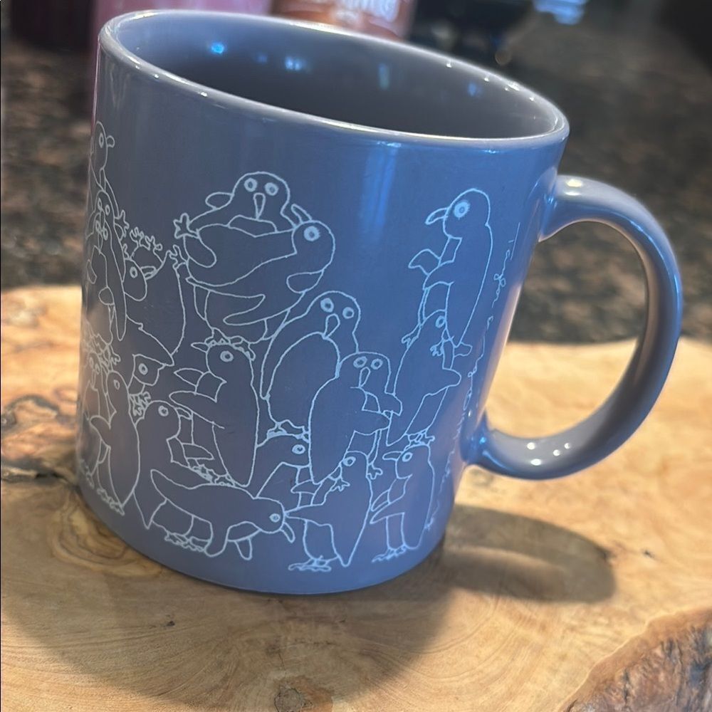Taylor & NG Gray Naughty Penguin Mug